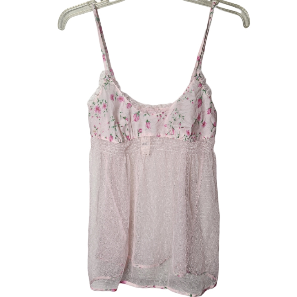 Victoria Secret Baby Doll Floral Chemisis Camisole Xs Coquette Y2k